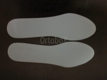 Тонкая силиконовая стелька с тканевым покрытием(2 шт.)