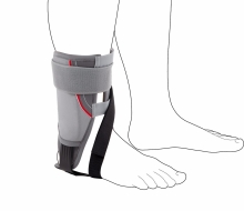Жесткий шарнирный голеностопный ортез Core Line Ankle Brace