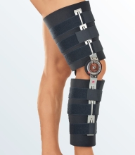 Облегченный реабилитационный коленный ортез с регулятором - medi ROM II COOL - 63 см