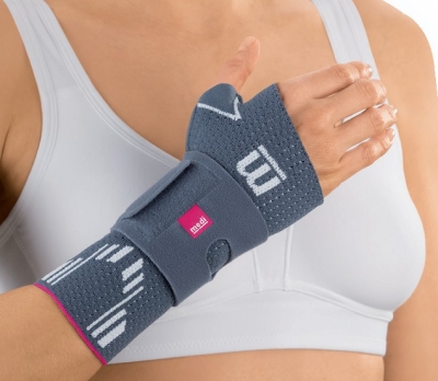 Шина для запястья MANUMED Active - серая - правая