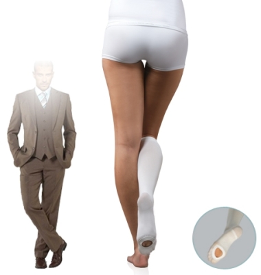 Чулки без мыска, компрессионные, анти-эмболические, I класс компрессии (Tonus Elast)