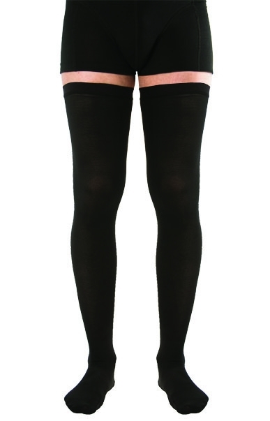 Чулки мужские плотные на силиконовой ленте, компрессионные (I класс, 18-22 мм. рт. ст.) (Orto)