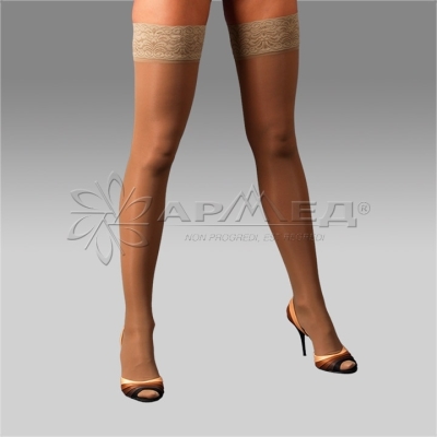 Чулки антиварикозные (1класс компр.) 18-22мм (цв.телесный,черный)