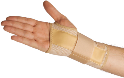 Бандаж шинирующий на лучезапястный сустав короткий (правый)