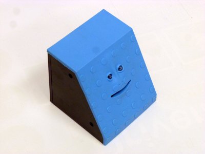 Интерактивная копилка "Обжора" (точка, синий)