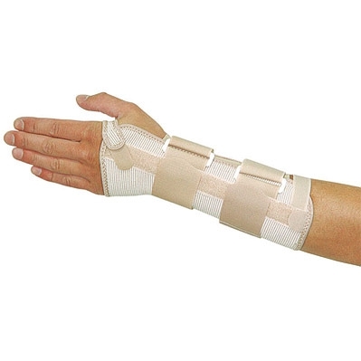Бандаж шинирующий на лучезапястный сустав (левый)