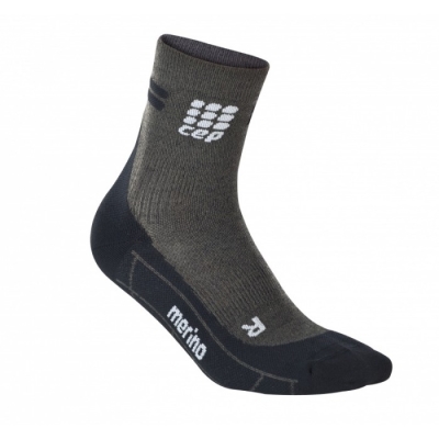 Функциональные укороченные гольфы CEP для активного отдыха, тонкие, с шерстью мериноса