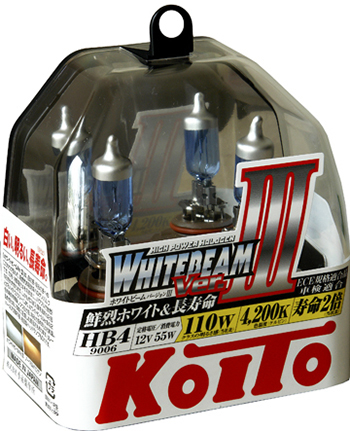 Галогенные автолампы KOITO HB4 WhiteBeam III (4200K) P0757W