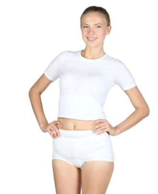 Бандаж при опущении органов малого таза (белый)