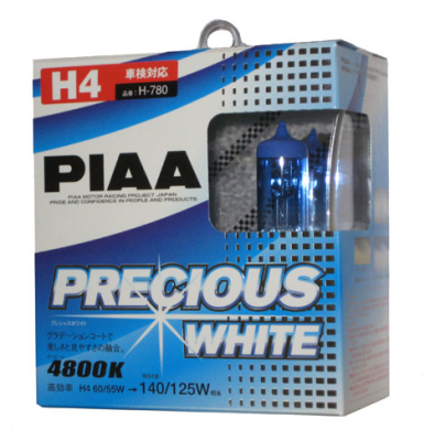 Галогенные автолампы PIAA H4 Precious White H-780 (4800k)