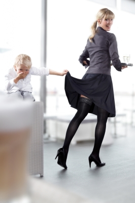 Чулки с кружевной резинкой mediven ELEGANCE (AG - 72 - 83 см) - II класс