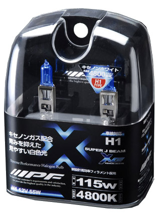 Галогенные автолампы IPF H1 XE15 (4800K)