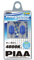 Габаритные лампы PIAA W5W Precious White H-535 (4800k)