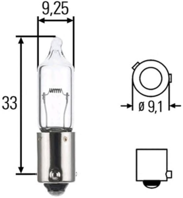 Автомобильная лампа Hella H21W 8GH 008 417-001