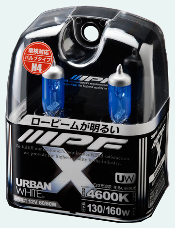 Галогенные автолампы IPF  H4 URBAN WHITE X47 (4600K)