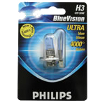 Галогенная автолампа Philips H3 Blue Vision 4000K (1шт.)