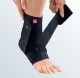 Бандаж голеностопный с силиконовыми  вставками и фиксирующим ремнем правый